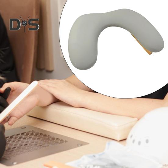 ფრჩხილის ხელის დასადები მანიკურის ტექნიკოსებისთვის ერგონომიული ფრჩხილის ხელის ბალიში სალონისთვის, სახლის გამოყენებისთვის, სივრცის დამზოგავი ფრჩხილის ხელოვნების ინსტრუმენტი