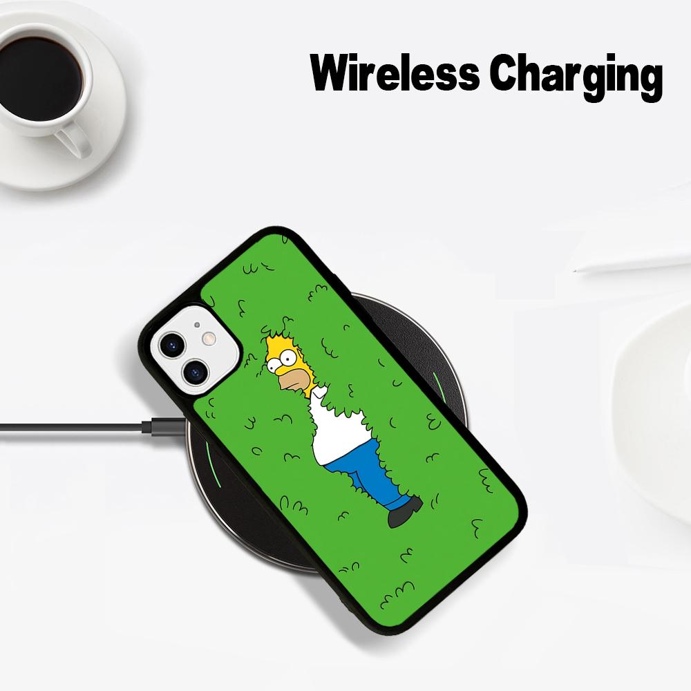 Cartoon The S-Simp-sons Phone Case Magesafe Magnetic Wireless Charge Case For IPhone 16 11 12 13 14 15 Pro Max Plus Mini
