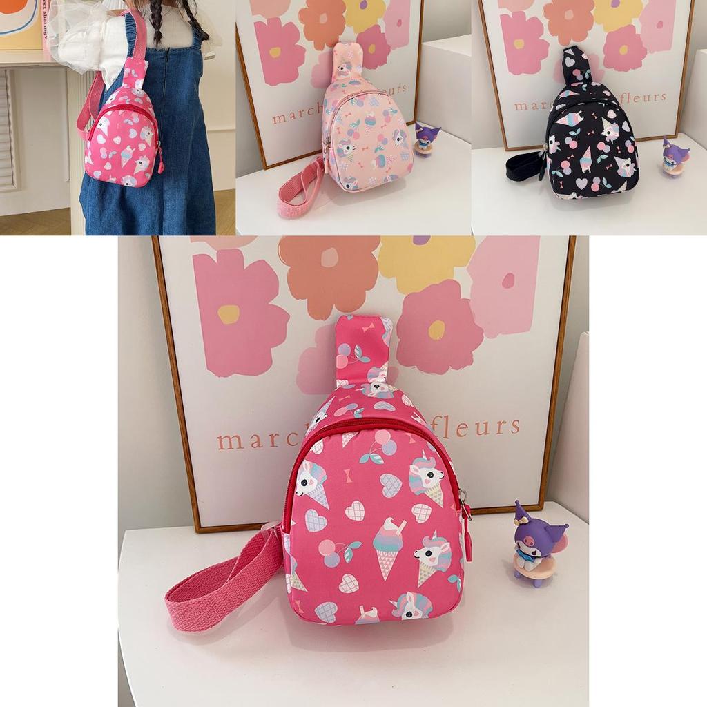 Cute And Fun Polyester Children's Chest Bag Perfect For Daily Outings In Various Colors