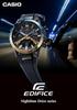 Casio Edifice Nighttime Drive Series Watch with Solar Sapphire Navy Bluetooth, Powered, Crystal, ECB-2000YNP-1AJF, Men's,