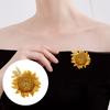 Strass Biene Sonnenblume Brosche Zinklegierung Blume Reversnadel Pullover Strickjacke Mantel Anzug Dekoration Herren Damen Bekleidungszubehör