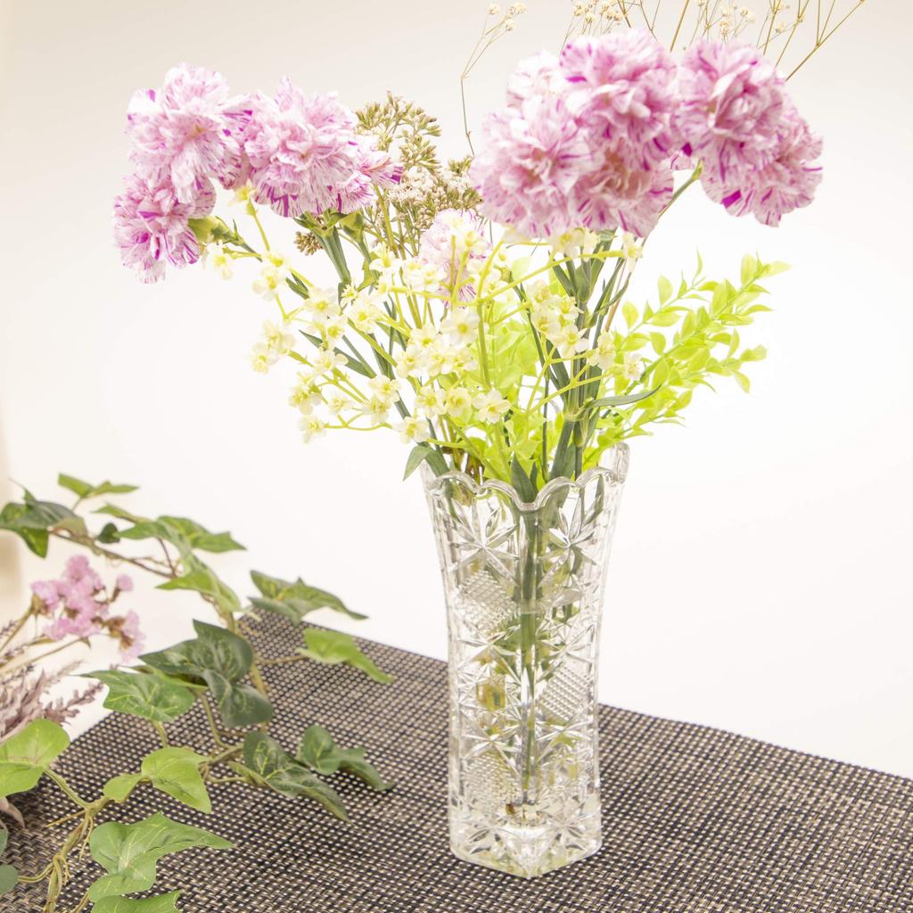 Toyo Sasaki Glass Květinová váza P-40301-JAN Čirá 21cm P-40301-JAN