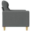 Vidaxl 2-Seater Sofa, Dark Grey, 140 Cm, Upholstered In Fabric