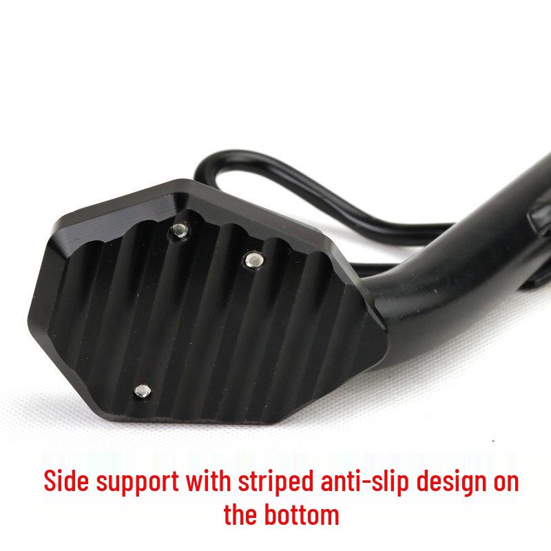 Enlarged Widened Side Stand Pad for Suzuki UY125T Motorcycle 'Little Dolphin' Modification