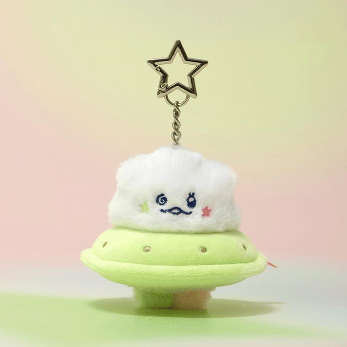 TREASURE TRUZ Planet Mini Plush Key Ring