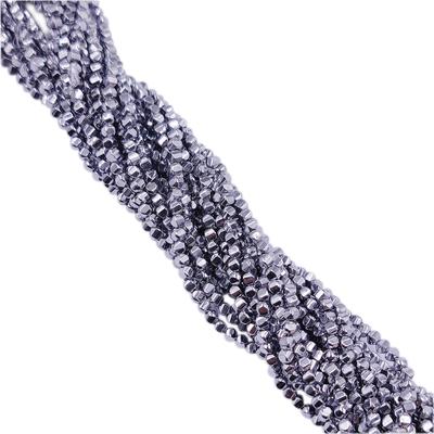 Set Hematite Gemstone Loose Beads DIY for Necklace Bracelet Jewelry Making