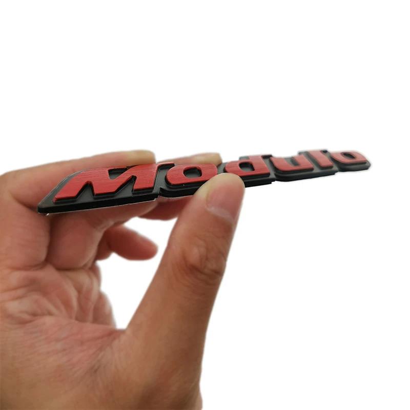 New 3D Aluminum Modulo Sport Emblem Chrome Logo BSYT6 Rear Badge Car Trunk Sticker Car Styling For Honda Civic Accord CRV Fit