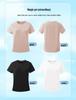 Women's Short-Sleeve Quick-Dry UV Protection Solid Round Neck T-Shirt - Summer 2025