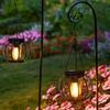 Solar Lantern 2 Piece Waterproof Lamp Decoration With Hook And Chain Solar Lantern Outdoor For Balcony Backyard Patio Driveway