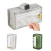 Taschentuchbox Transparent Rechteckig Taschentuch Aufbewahrungsbox Badezimmer Wandmontiert Toilettenpapier Etui Schreibtisch Serviettenbox