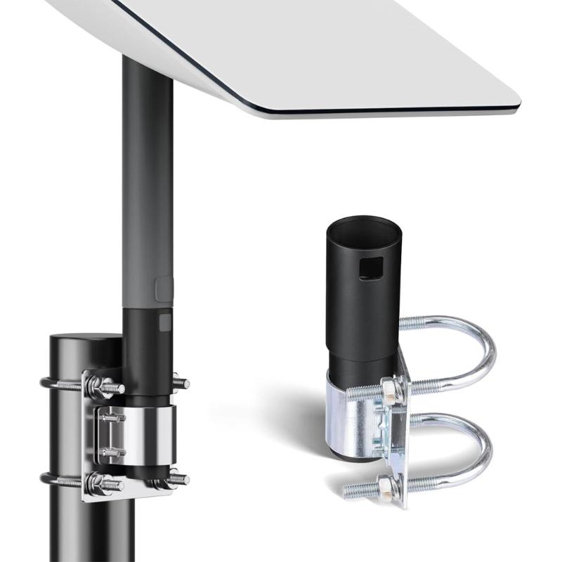 Waterproof Mount Adapter Poles Mount for Antenna Mast Poles Satellite Mast Adjustable Mount for V2 Pipe Adapter