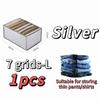 7 /9 Compartment Clothing Organizer Jeans T-Shirt Pants Organizer Shirt Jeans Pants Organizer Household Storage Boxes Organizer