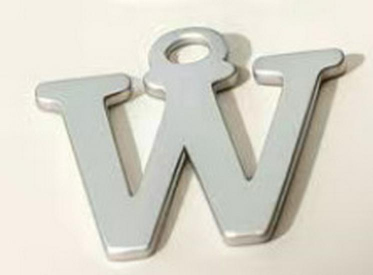 DIY Jewelry Accessories: 26 Alphabet Titanium Steel Pendants for Bracelets, Necklaces, Handmade Charms