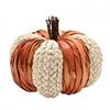 Country Living Woven Natural Leaves Pumpkin 20cm X 16cm