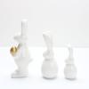 Easter Ceramic Ornament: Cute Rabbit Holding Egg, Perfect Gift for Home Decoration