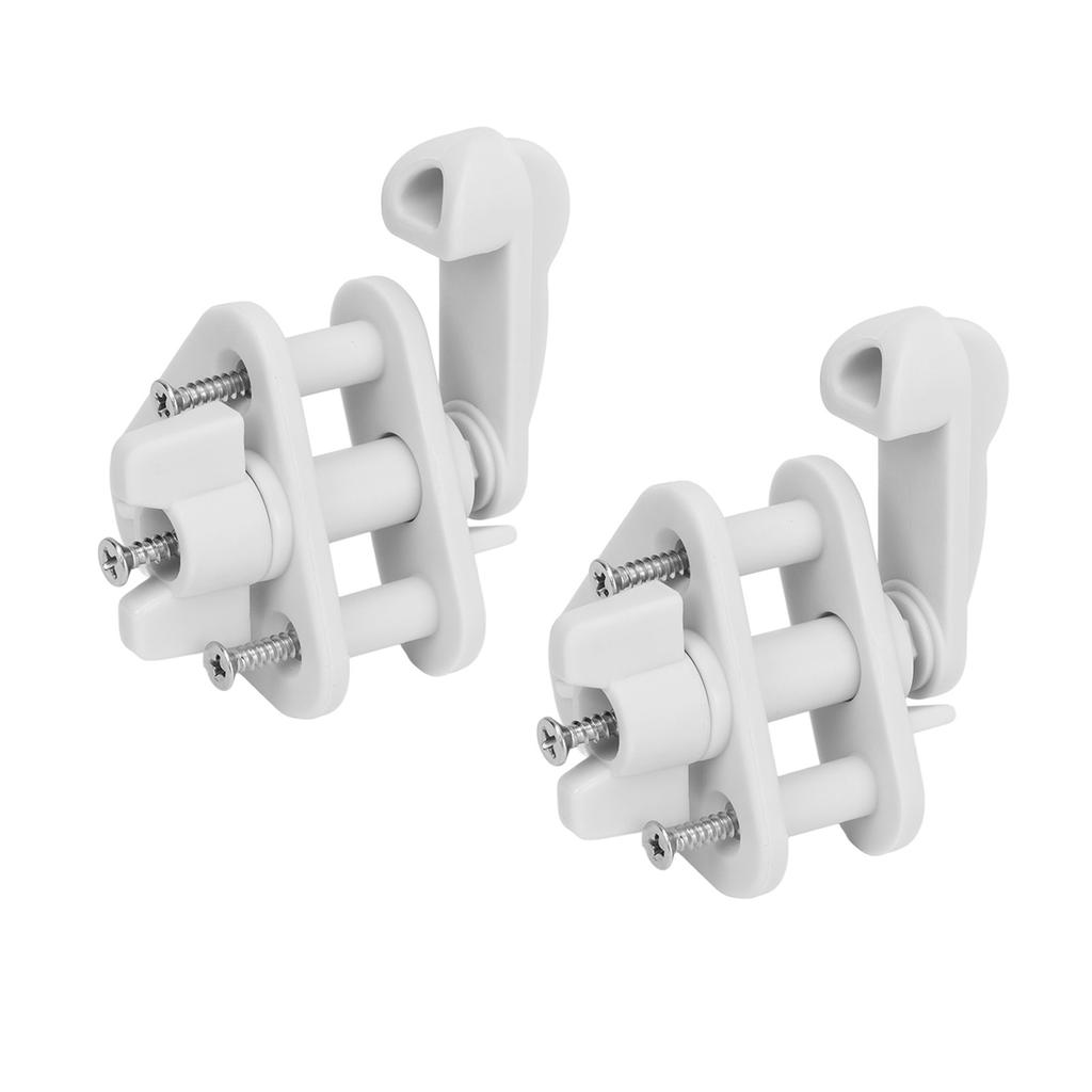 2 Pcs Boat Gate Latch Nylon Secure Closure Pontoon Gate Latch Replacement Kit for 1 Inch and 1 1/4 I