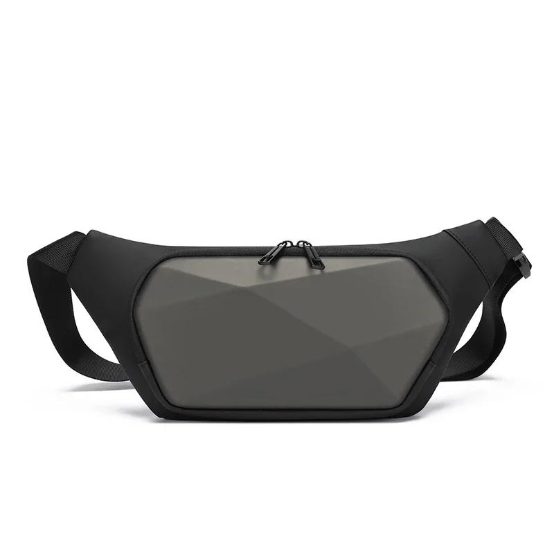 Waterproof Wear-resistant Men's Bag High-end Minimalist Waist Bag Travel and Shopping Mini Shoulder Bag