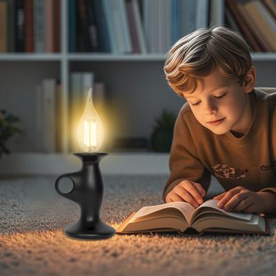 Retro Desk Lamp Candle Light Table Lamp Retro Decor Ambient Lighting Dimmable Home Decor For Nightstand Bedroom Birthday