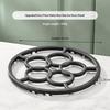 Cast Steel Gas Stove Wok Support Bracket Non Slip Universal Fit Anti Rust for Home Kitchen Novice Chef Cooking Use