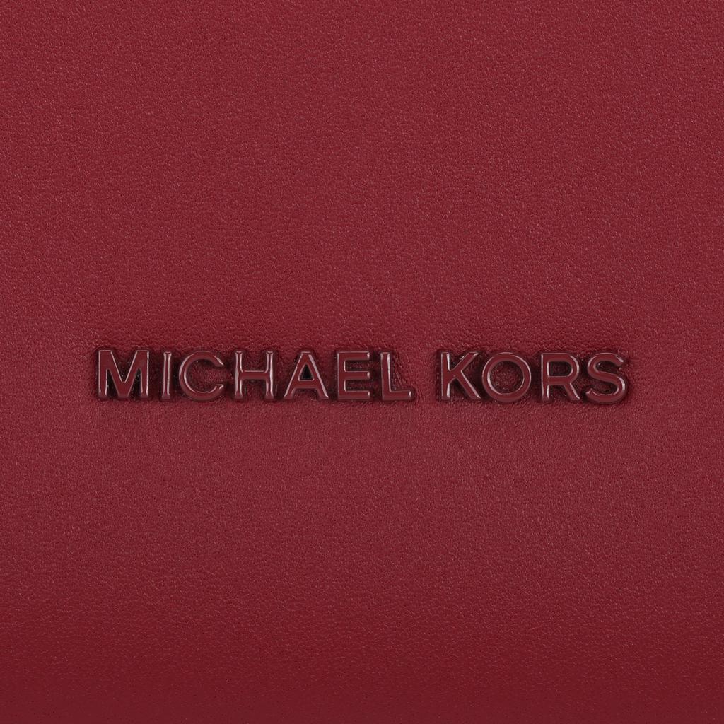 Michael Kors MK Jordi Logo Open Tote Bag Women Tote Bags Deep-Red 30F4T9JT5L-609