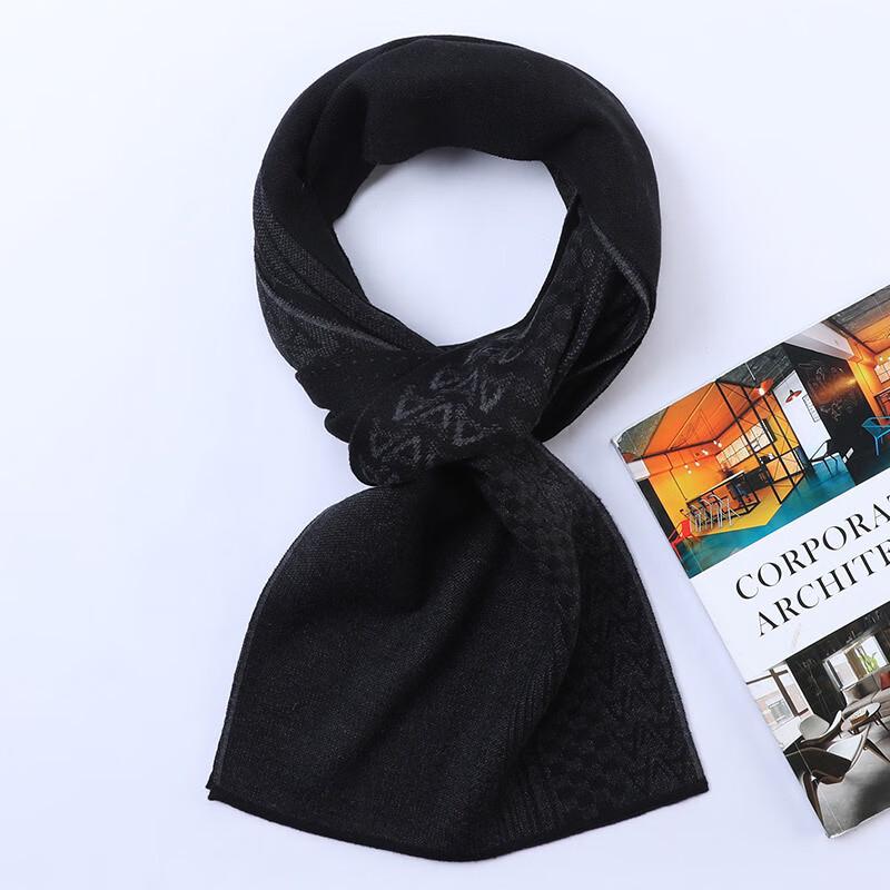 Hengyuanxiang 2024 Unisex Wool Blend Fashion Scarf