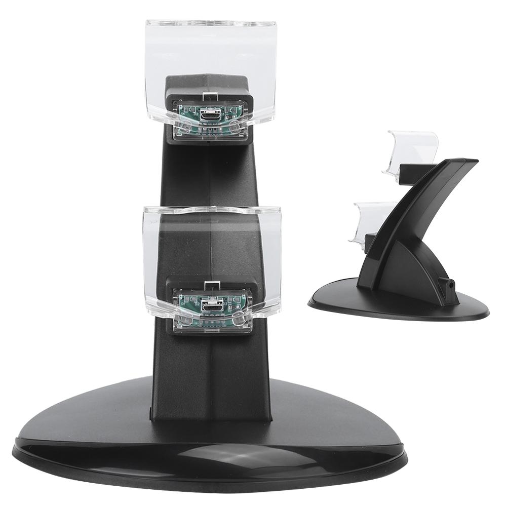 2 In 1 Double Airplane Gamepads Desktop Charger Charging Stand Accessory for PS4