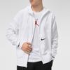 Nike Sportswear Swoosh Fleece-Lined Training Windbreaker Jacket Men Outerwear White DA0083-100