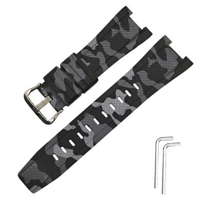 Tyqzor Kompatibles Silikon-Uhrenarmband Ersatzband Wasserdicht und Schweißfest für Herren und Damen G-SHOCK GST-210, GST-S110, GST-S300, GST-S310,