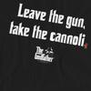 The Godfather Unisex Adult Gun Cannoli T-Shirt