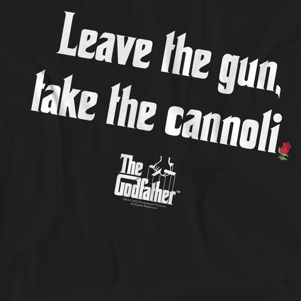 The Godfather Unisex Adult Gun Cannoli T-Shirt