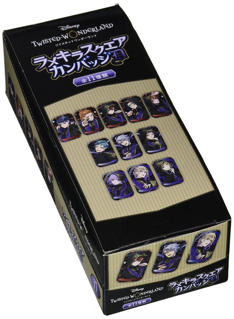 Disney Twisted Wonderland Glitter Square Can Badge D BOX Product