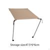 Campingstuhl Schatten Klappbar Einfach zu installierender tragbarer Unterschlupf für Reisen im Freien