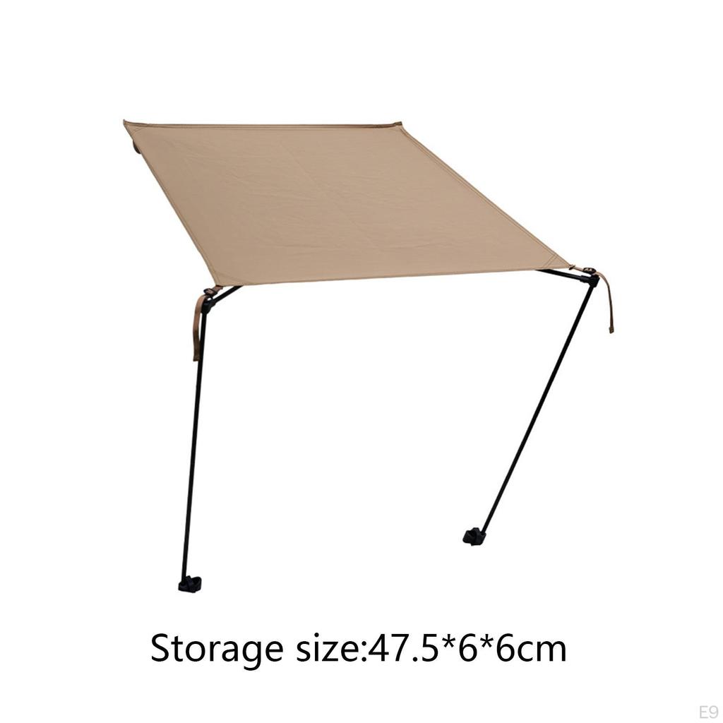 Campingstuhl Schatten Klappbar Einfach zu installierender tragbarer Unterschlupf für Reisen im Freien