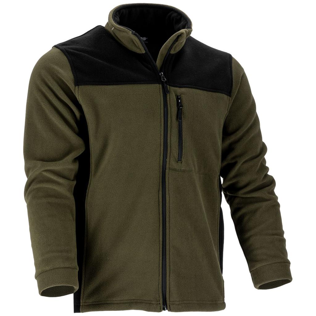 Fleece Sweatshirt. Khaki-Black, "2Xl", Ce, Lahti