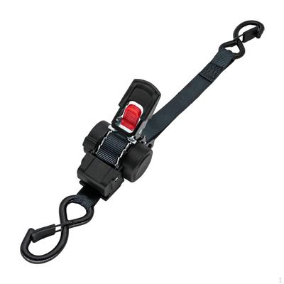 Retractable Ratchet Strap Tie Down Container Binding Tool Auto Self Retracting for