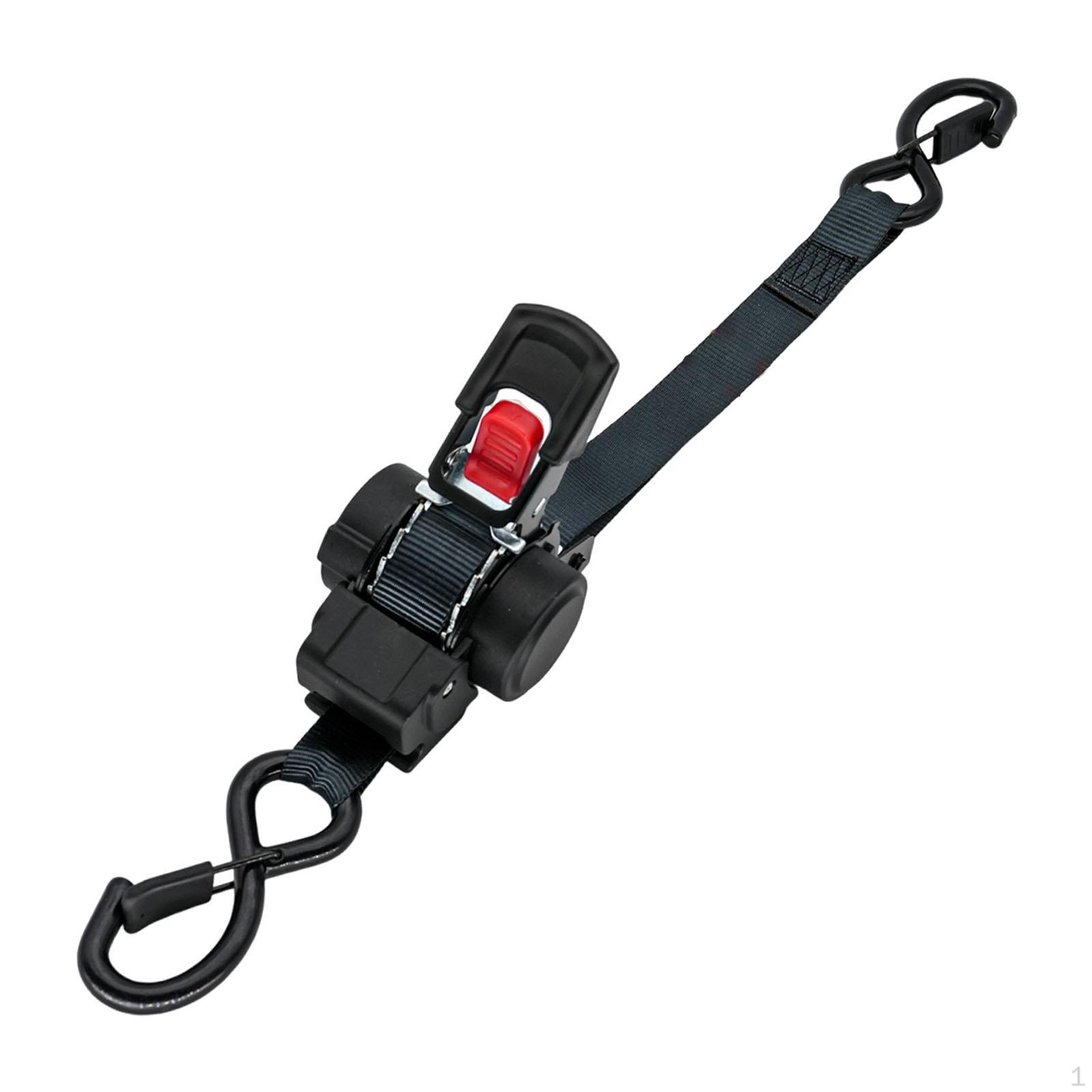 

Retractable Ratchet Strap Tie Down Container Binding Tool Auto Self Retracting for