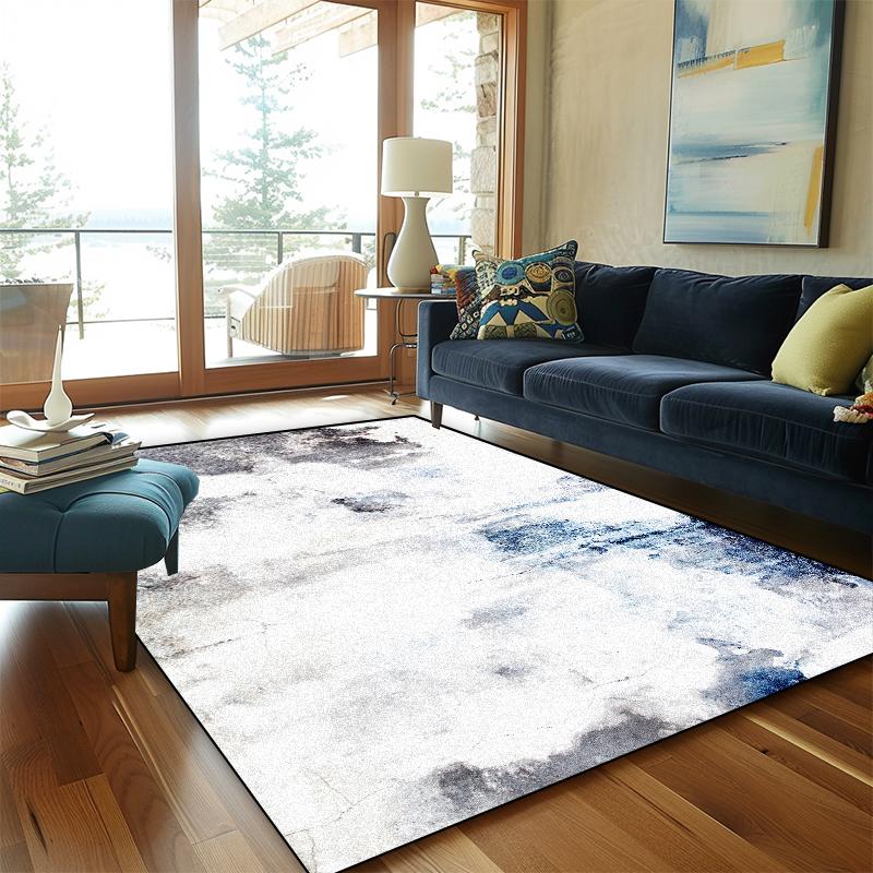 Tappeto Design Astratto Nordico Soggiorno Decorazione Moderna Casa Area Divano Tappeti Antiscivolo Salotto Lavabile Tavolini Tappetino da Pavimento