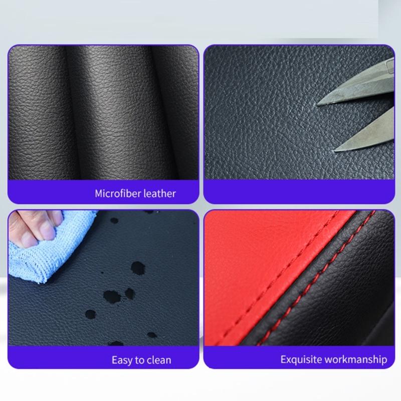 Replacement Armrest Protection Cover for 2019-2024 Car Leather Armrest Cover Automotive Interior Accessories