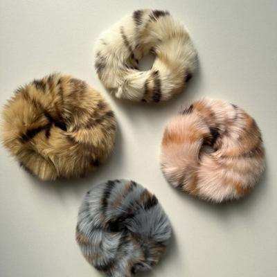Mosxe Mink Hair Scrunchie (4color)