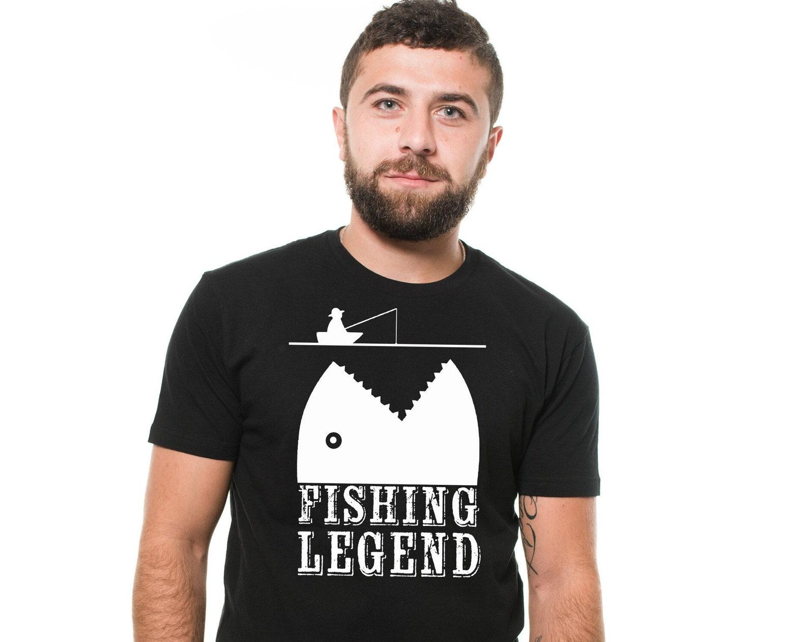Mens Fishing Shirt Fishing Legend Shirt Fisherman Gifts Fishing Birthday Tee Father s Day Gift Fishing Shirts For Him Men Dad Husband S