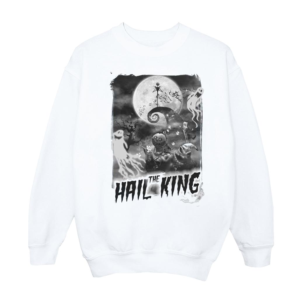 Disney Mens Nightmare Before Christmas Hail The King Sweatshirt