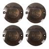 4pcs Turn Signal Light Lenses Lens Cover For Harley Touring Road King Glide Electra Heritage Softail Classic FLSTC Accessories
