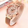 360 Degree Rotation Watches For Women Starry Sky Fashion Luxury Female Wrist Watch Women Jewelry