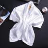 90cm Solid Colors Neckerchief Hijab Scarf For Women Soft Satin Headband Hair Scarves Female Square Shawls Head Scarfs For Ladies