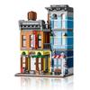1178pcs Street View Building Blocks Pizza Shop Modular Architecture Sets Detective Agency Boys Toys for Children Gifts 20104