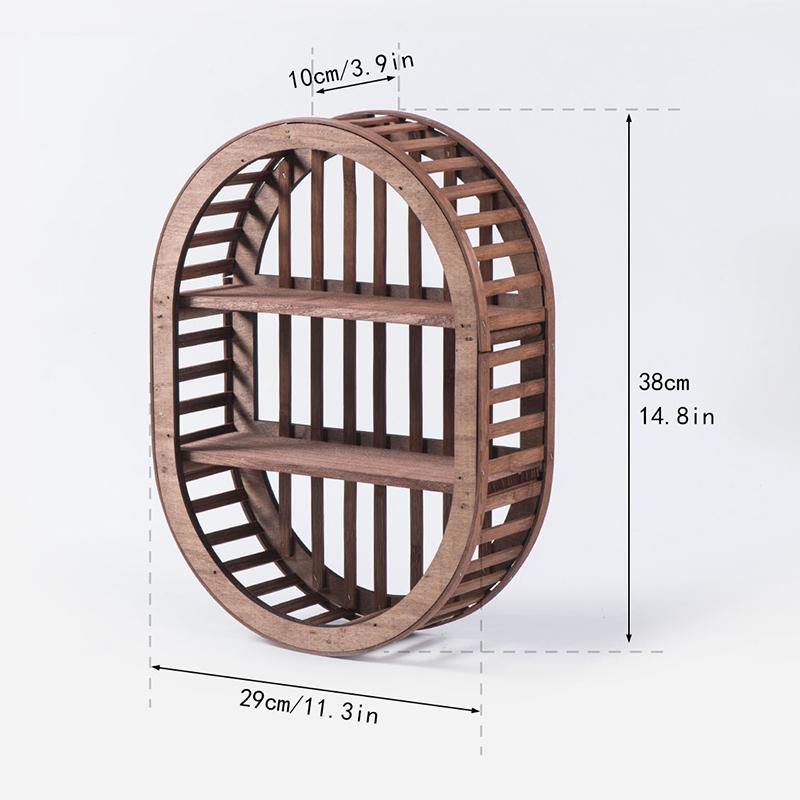 1PC Floating Shelves for Home Decor Decorative Wall Shelving Unit Modern Wall Organizer Wooden Wall Storage Rack