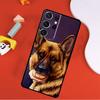 German Shepherd Dog Phone Case For Samsung Galaxy S25 Ultra S24 Ultra S9 S10 S20 S21 S22 S23 Plus S24 FE Cover