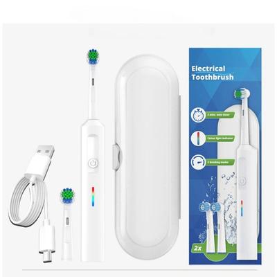 Rotary Children's And Adult Usb Direct Charging Intelligent Soft Bristle Electric Toothbrush