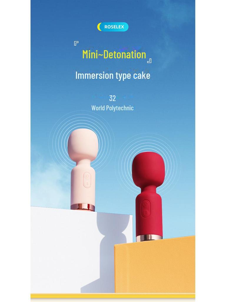 ROSELEX Lawless AV Stick Clitoral Stimulator Mini Massager for Couple's Play