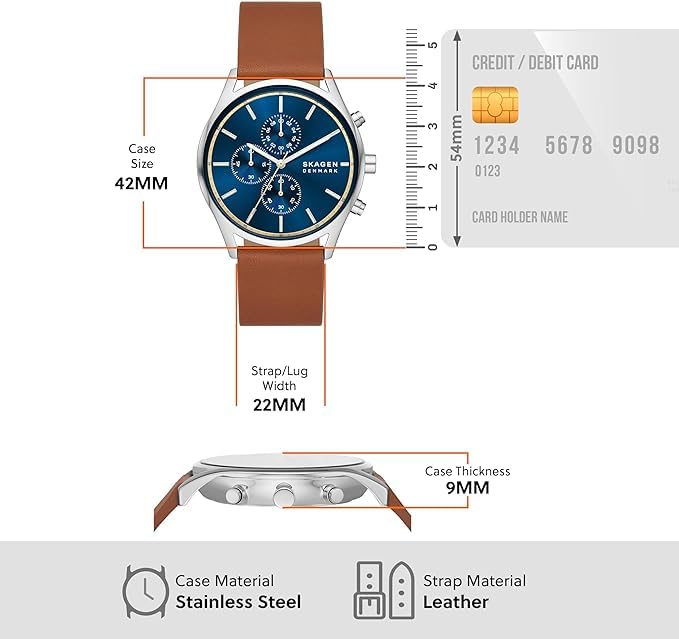 Watch SKW6916 Brown [Skagen] Men's [Item]